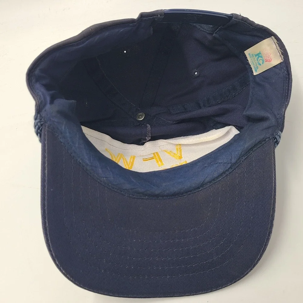Vintage VFW Hat Snapback‎ Blue Rope Post 9851 Scrambled Eggs Hendersonville TN